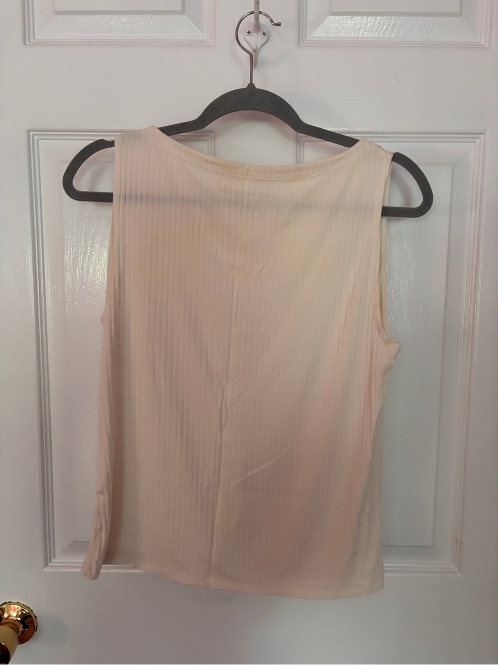 Abercrombie & Fitch Ribbed Button-Front Tank - Picture 3 of 4